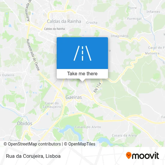 Rua da Corujeira map