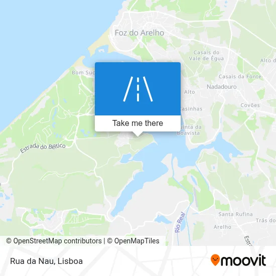 Rua da Nau map
