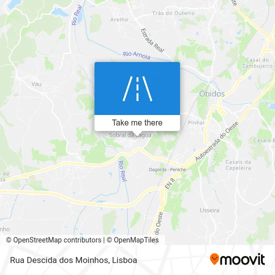Rua Descida dos Moinhos map