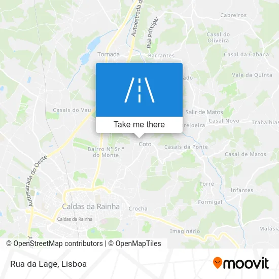 Rua da Lage map