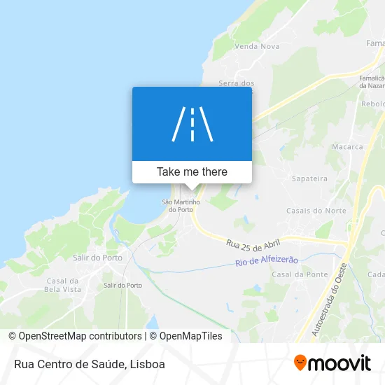 Rua Centro de Saúde map