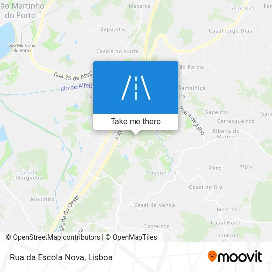 Rua da Escola Nova map