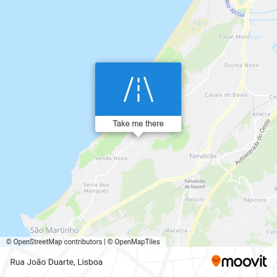 Rua João Duarte map