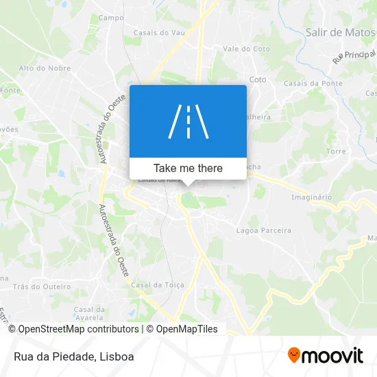 Rua da Piedade map