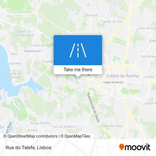 Rua do Talefe map