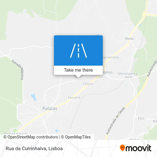 Rua da Currinhalva map