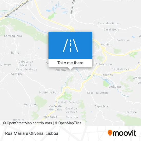 Rua Maria e Oliveira map
