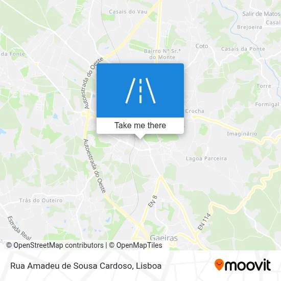 Rua Amadeu de Sousa Cardoso map