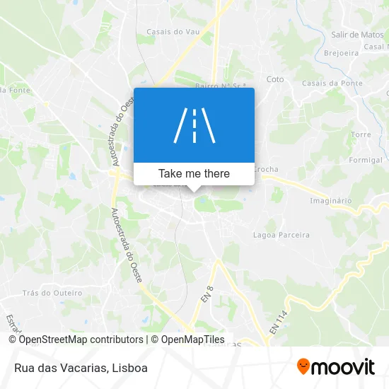 Rua das Vacarias map