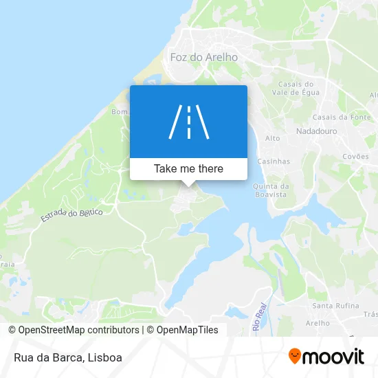 Rua da Barca map