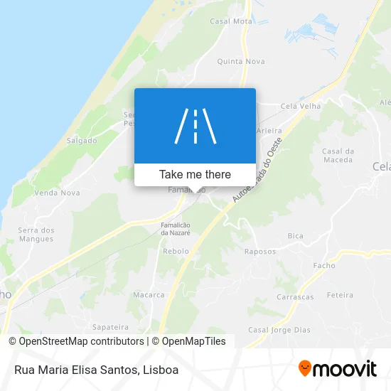 Rua Maria Elisa Santos map