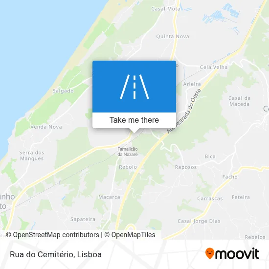 Rua do Cemitério map