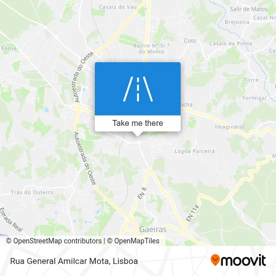 Rua General Amilcar Mota map