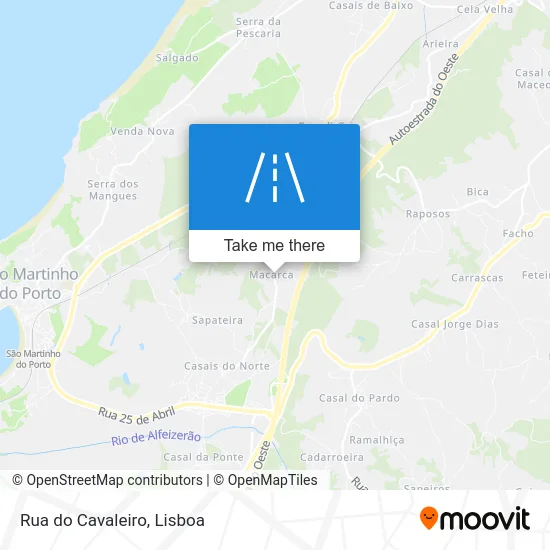 Rua do Cavaleiro map