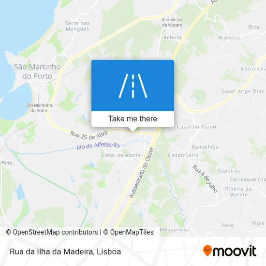 Rua da Ilha da Madeira map