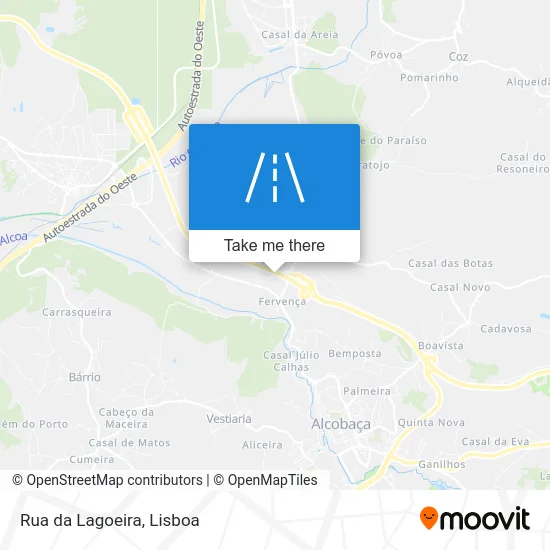 Rua da Lagoeira map