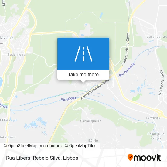 Rua Liberal Rebelo Silva map