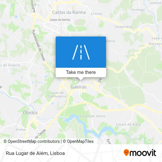 Rua Lugar de Além map