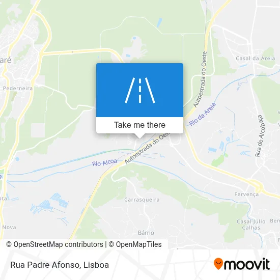 Rua Padre Afonso map