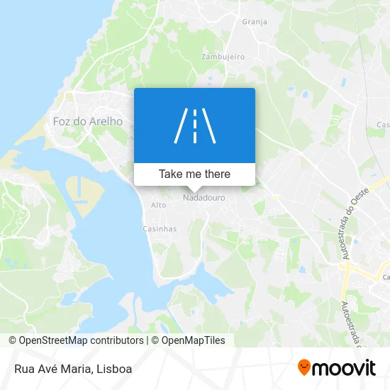 Rua Avé Maria map