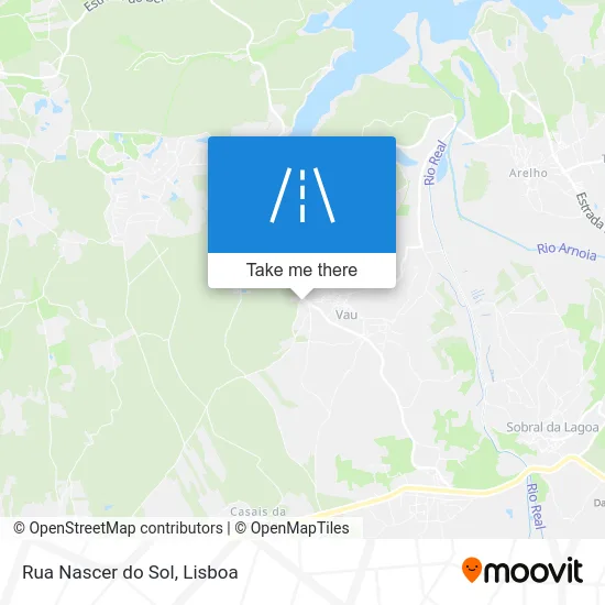 Rua Nascer do Sol map