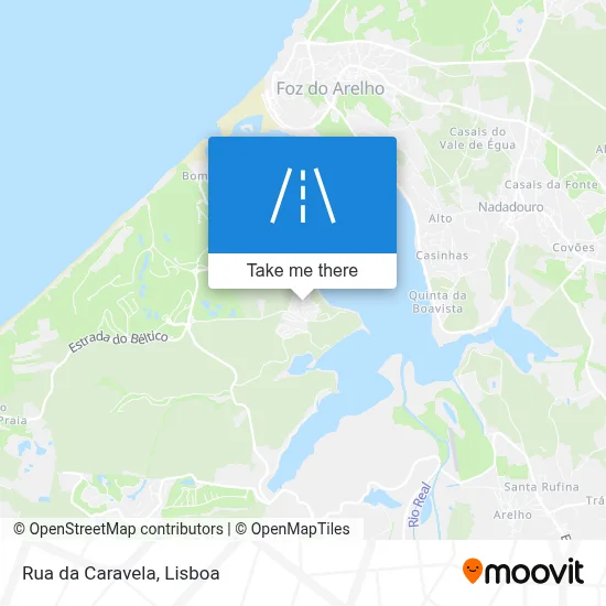Rua da Caravela map