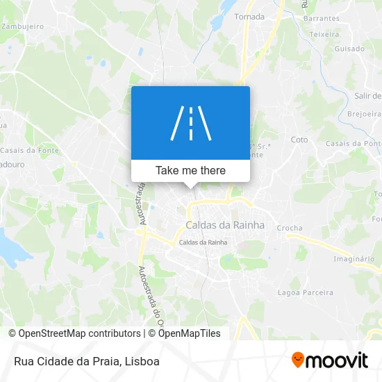 Rua Cidade da Praia map