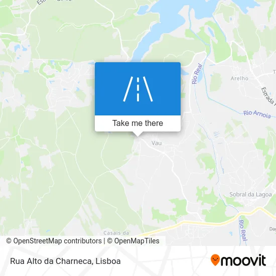 Rua Alto da Charneca map