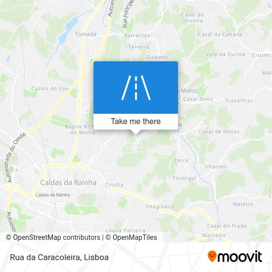 Rua da Caracoleira map