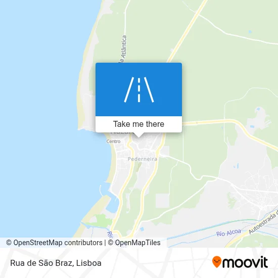 Rua de São Braz map