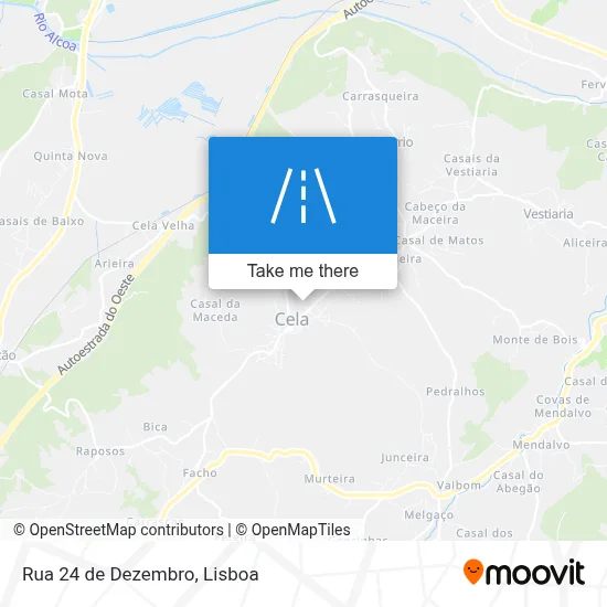 Rua 24 de Dezembro map