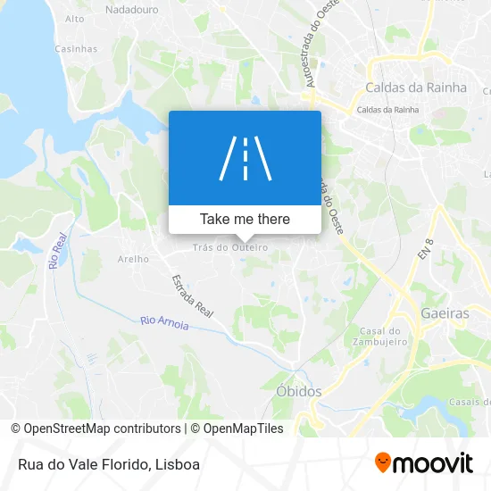 Rua do Vale Florido map