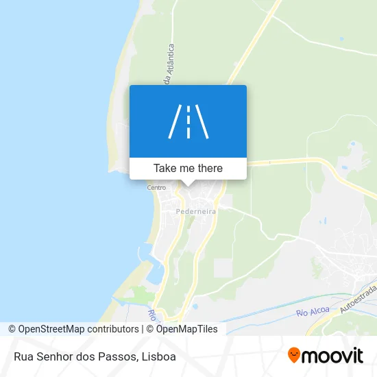 Rua Senhor dos Passos map
