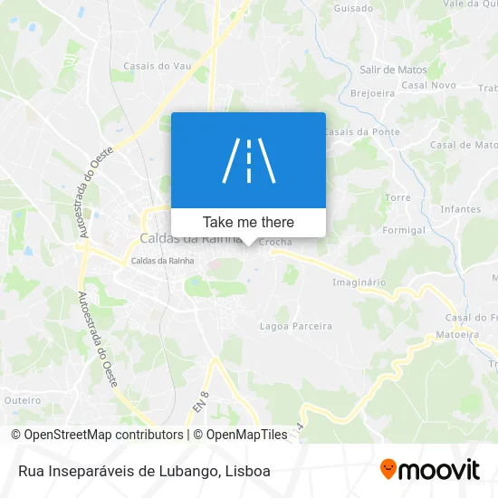 Rua Inseparáveis de Lubango map
