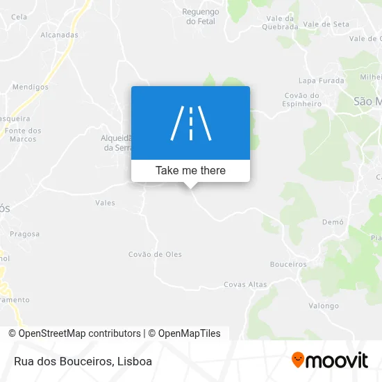 Rua dos Bouceiros map