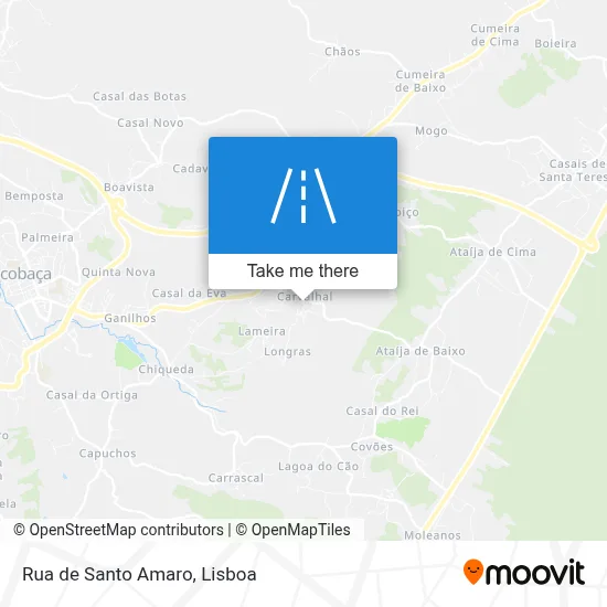 Rua de Santo Amaro map