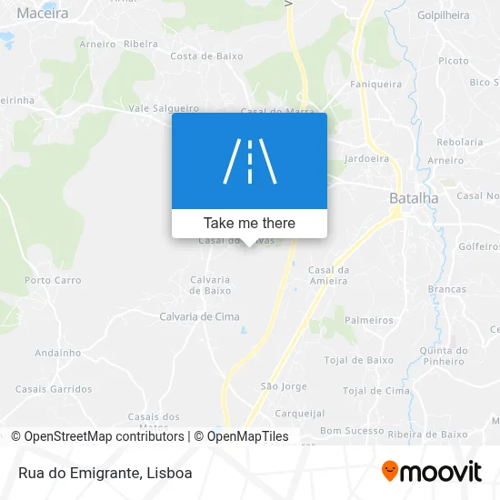 Rua do Emigrante map