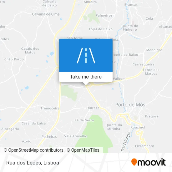 Rua dos Leões map
