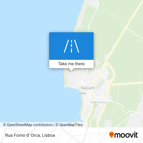 Rua Forno d' Orca map