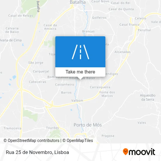 Rua 25 de Novembro map