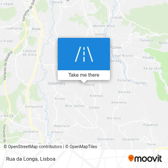 Rua da Longa map