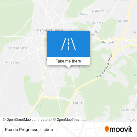 Rua do Progresso map