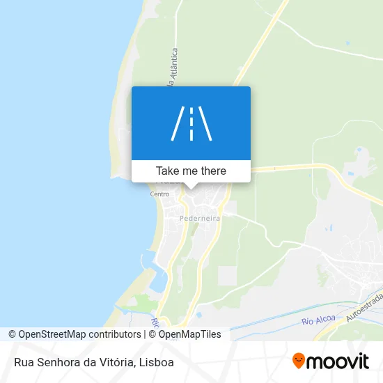 Rua Senhora da Vitória map
