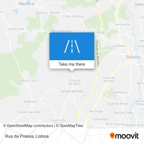 Rua da Poesia map