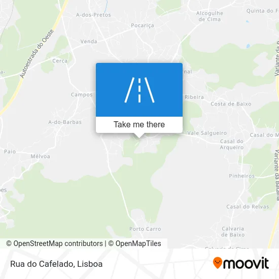 Rua do Cafelado map
