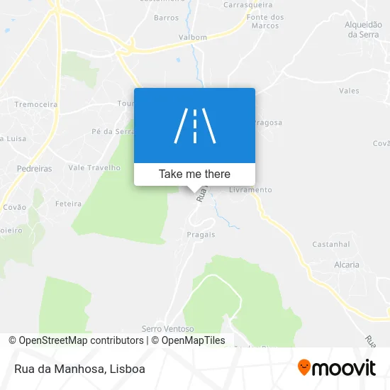Rua da Manhosa map