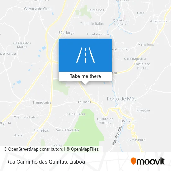 Rua Caminho das Quintas map