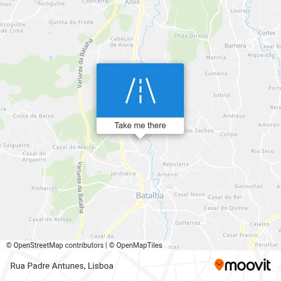 Rua Padre Antunes map