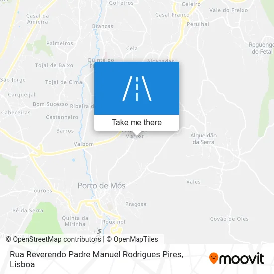 Rua Reverendo Padre Manuel Rodrigues Pires map