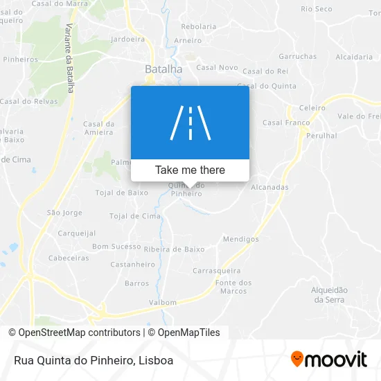 Rua Quinta do Pinheiro map